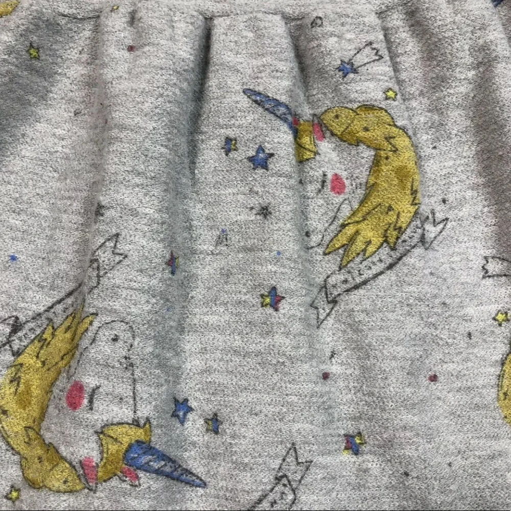 Zara Baby Girls Size 3/4 Gray Unicorn Dress